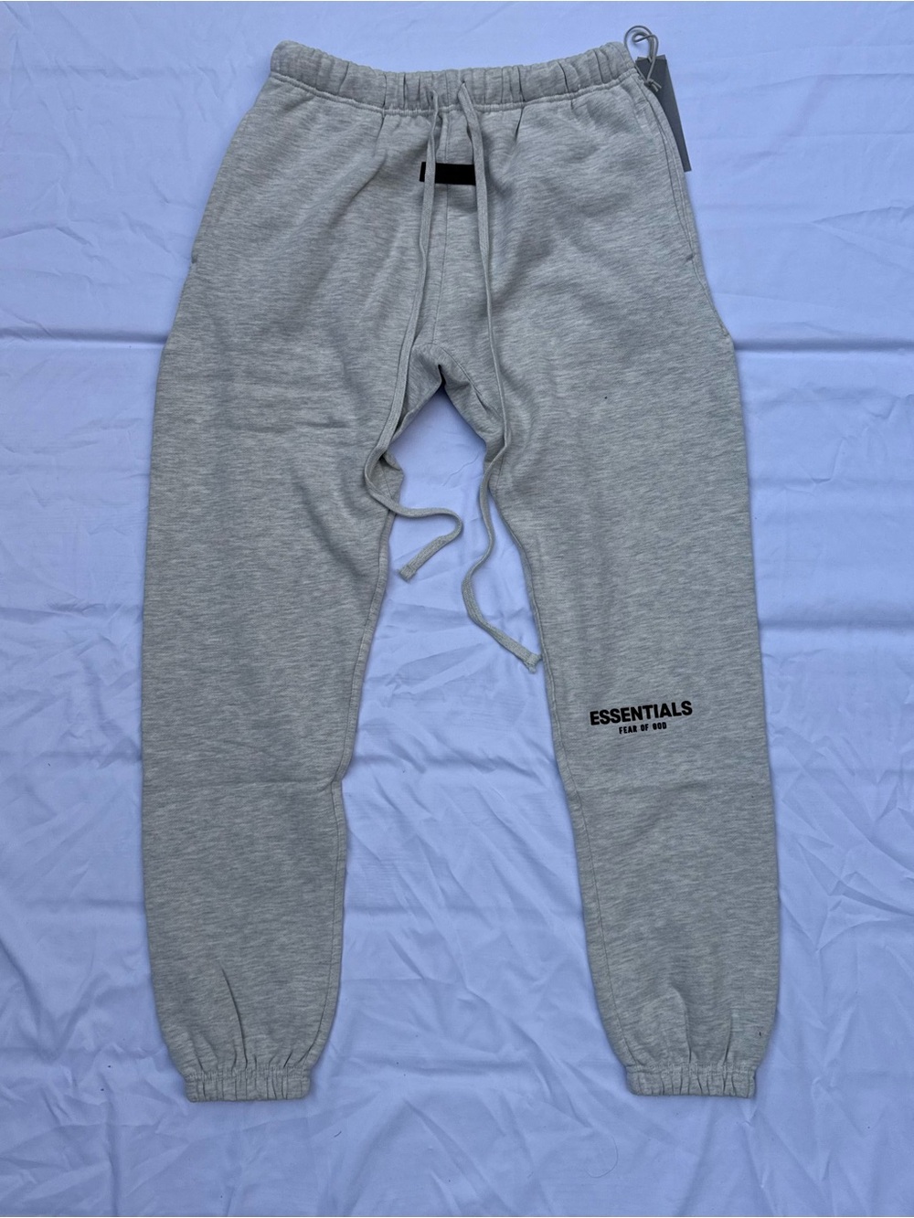 AUTHENTIC Essentials Fear Of God Cuffed Sweatpants - Light Oatmeal
